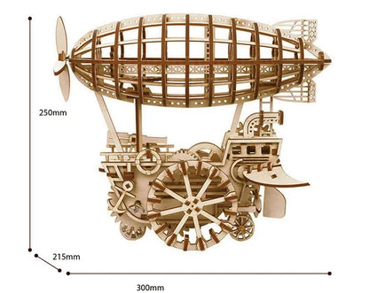 Aerostat DIY- Napędzany Sprężyną